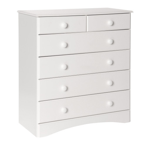 Scandi 2 4 Drawer Chest White Flat Pack Charlie Flatpack